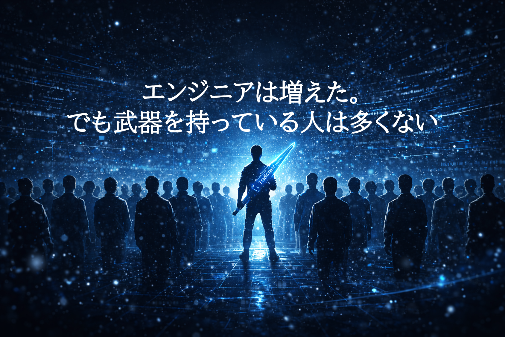 エンジニアは増えた。でも武器を持っている人は多くない