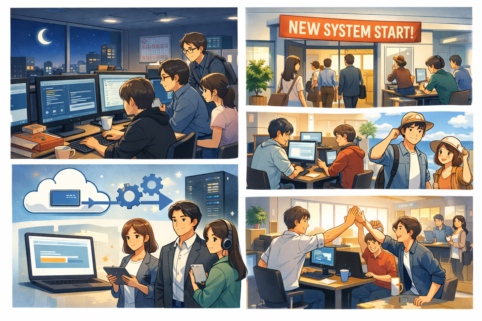 なぜシステムは夜にローンチされるのか――ITプロジェクトの現場にあった“当たり前”