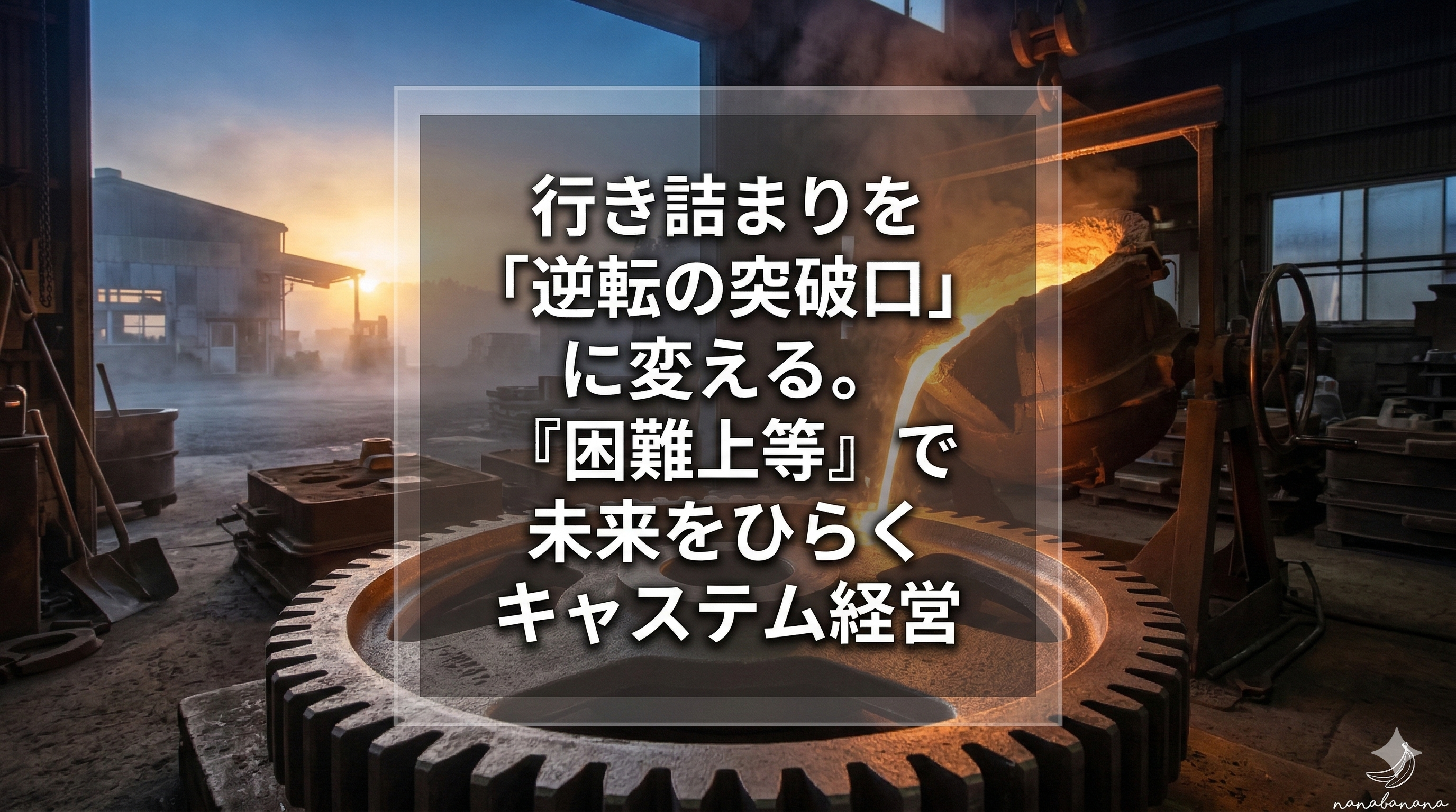 行き詰まりを「逆転の突破口」に変える。『困難上等』で未来をひらくキャステム経営
