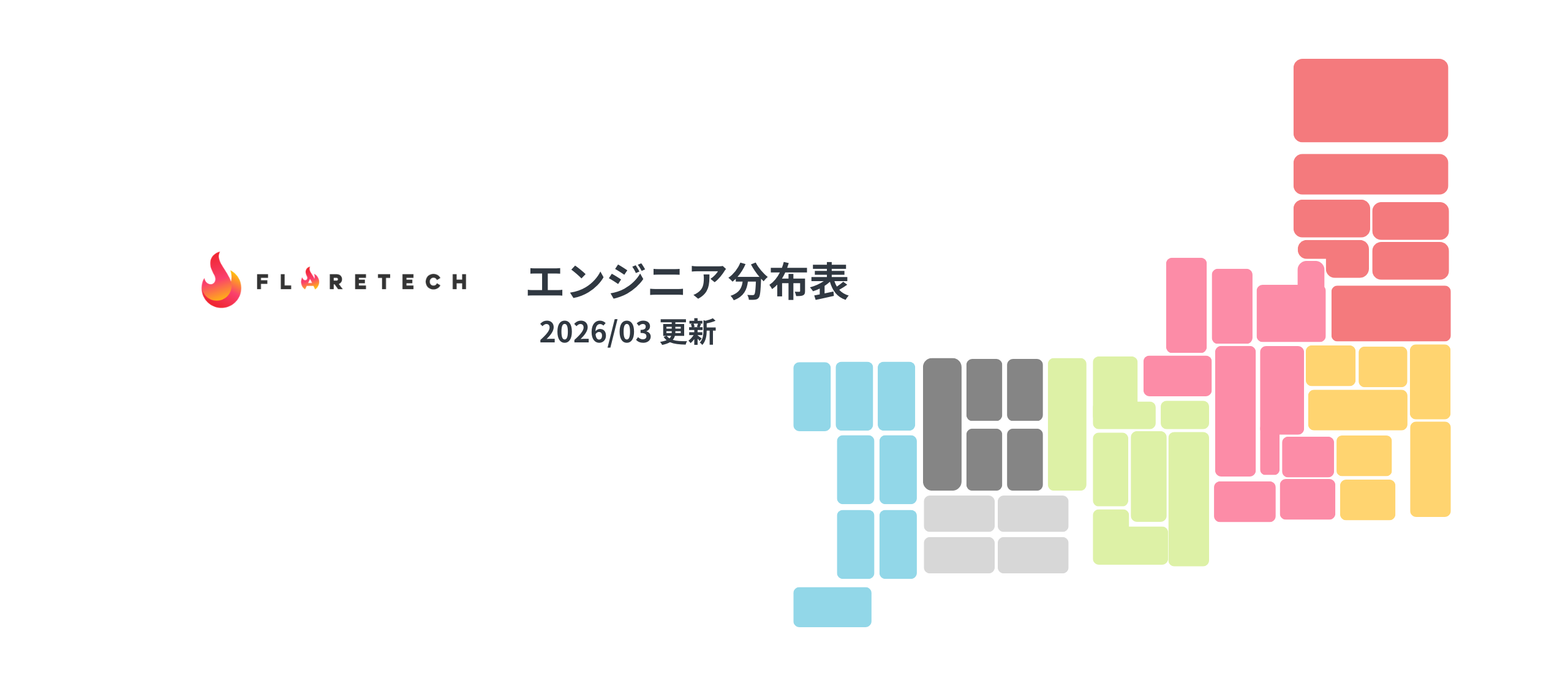 【社員データ】FLARETECHエンジニアの全国分布図（2026年3月最新版）