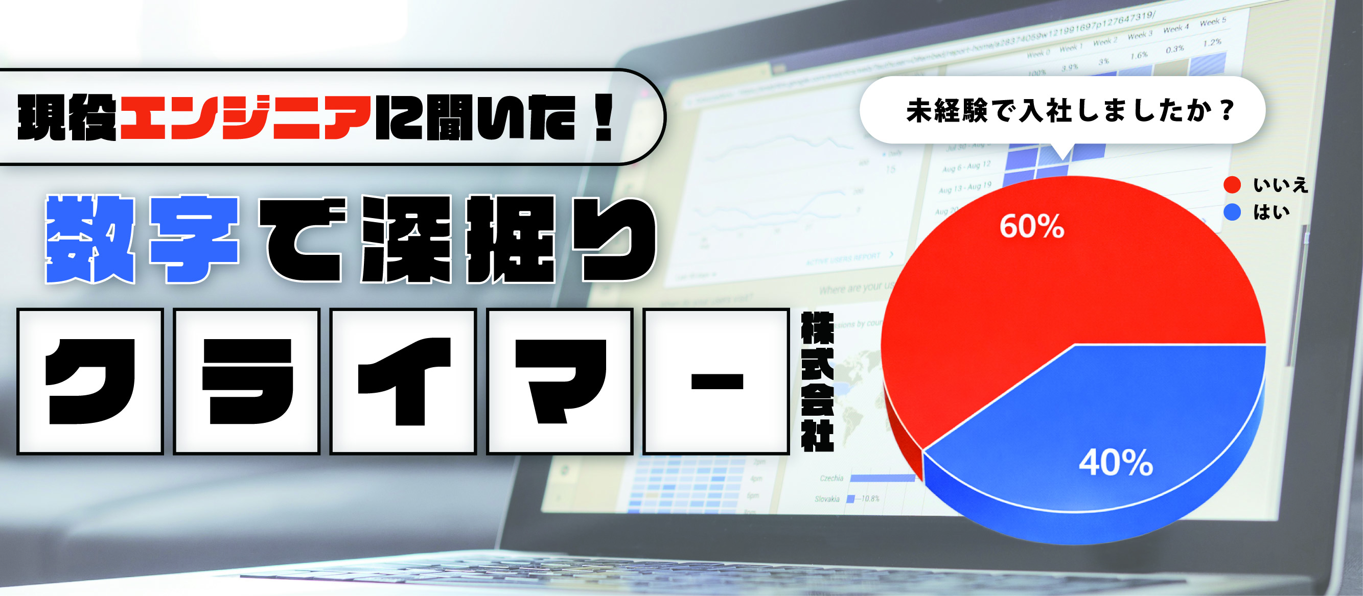 ちょっと本音も？数字で深掘りクライマー株式会社