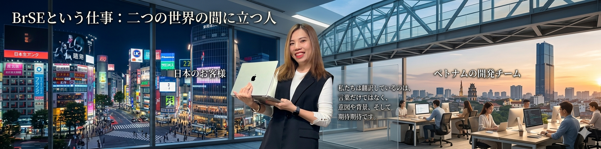 ブリッジSEという仕事、二つの世界の間に立つ自分