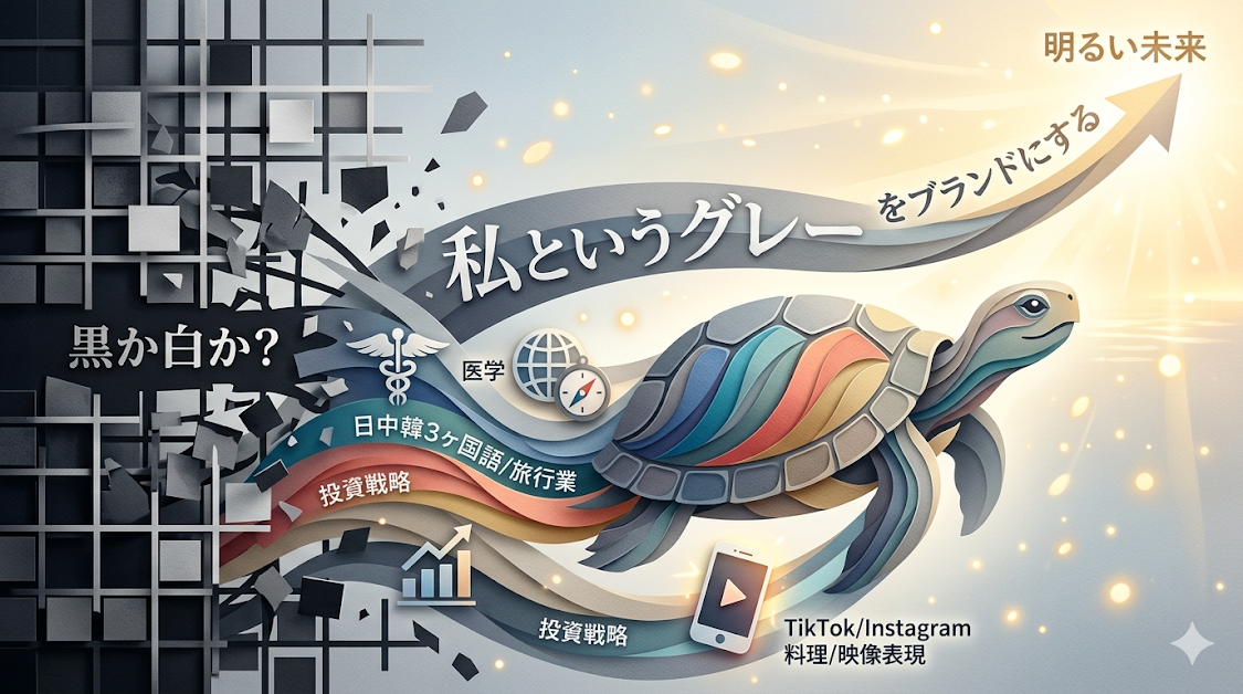 白か黒かじゃない。「私というグレー」をブランドにする決意