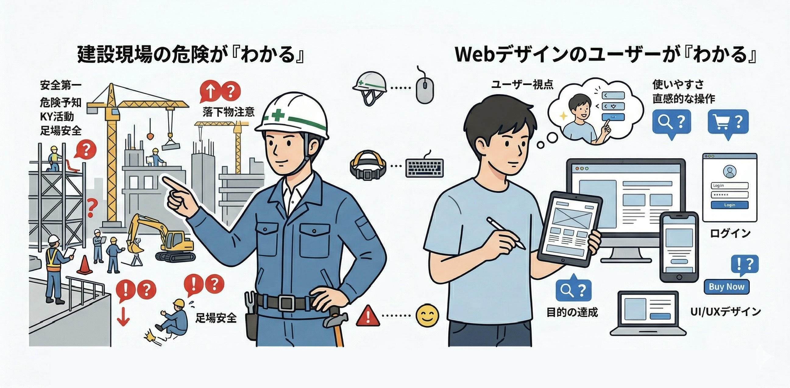 デザインは想像のバリアフリー。建設現場で安全を守り続けた私が、『わかる』を創る理由。