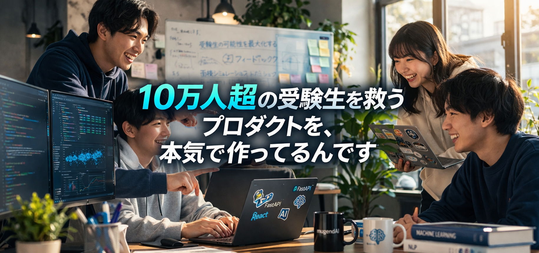 10万人超の受験生を救うプロダクトを、本気で作ってるんです