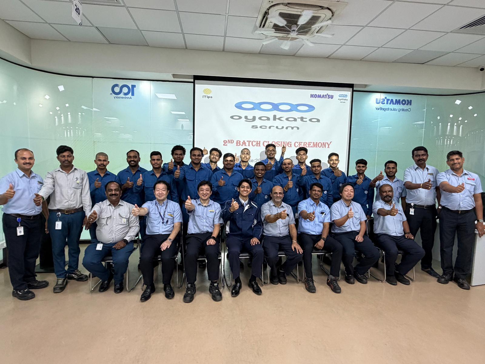 『oyakata scrum（重機オペレーター）』　　　第二期修了式ーー技術習得にとどまらない教育をこれからも。