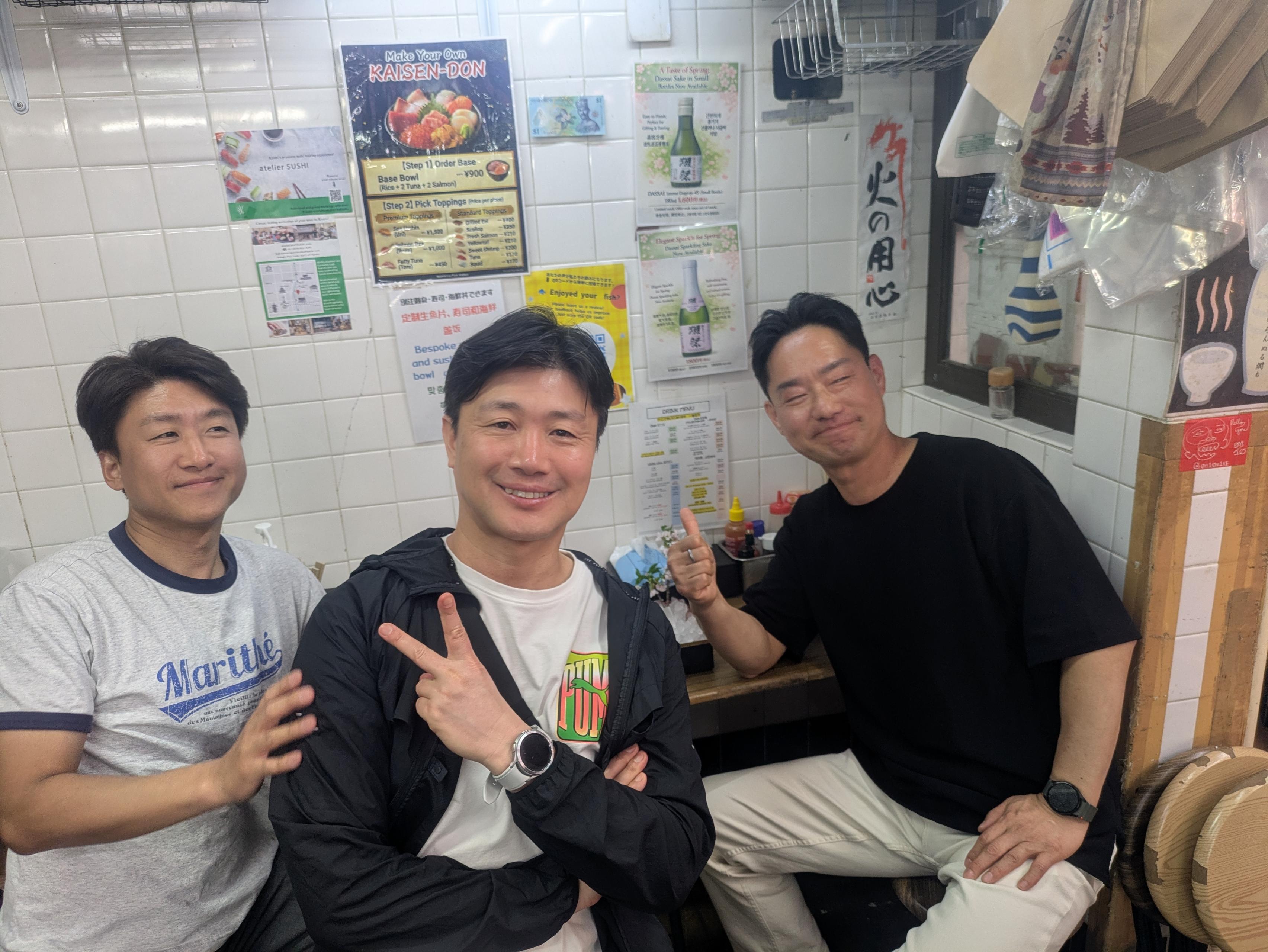 韓国から8年ぶりの再来店。魚で世界とつながる仕事