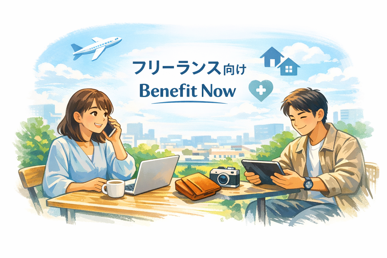 フリーランスの働き方に、福利厚生という安心を。