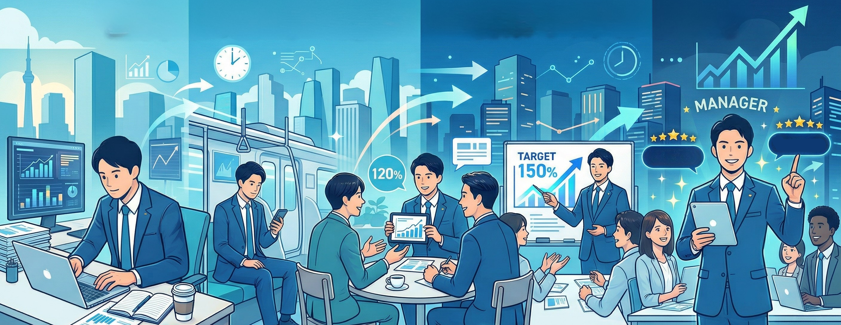 未経験から事業を牽引するマネージャーへ。圧倒的スピードで進化する「営業のリアルな1日」