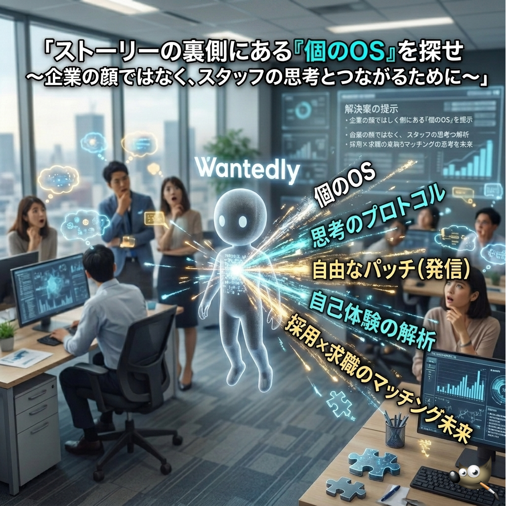 「ストーリーの裏側にある「個のOS 」を探せ~企業の顔ではなく、スタッフの思考とつながるために~」