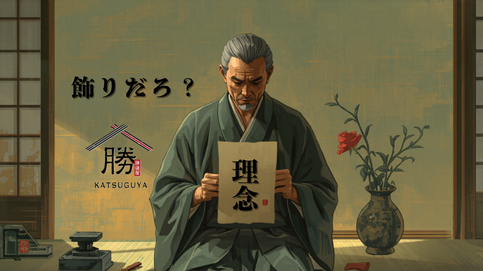 「理念なんて、ただの飾りだろ」と吐き捨てた社長が、最後は涙を流してその言葉を握りしめた理由。