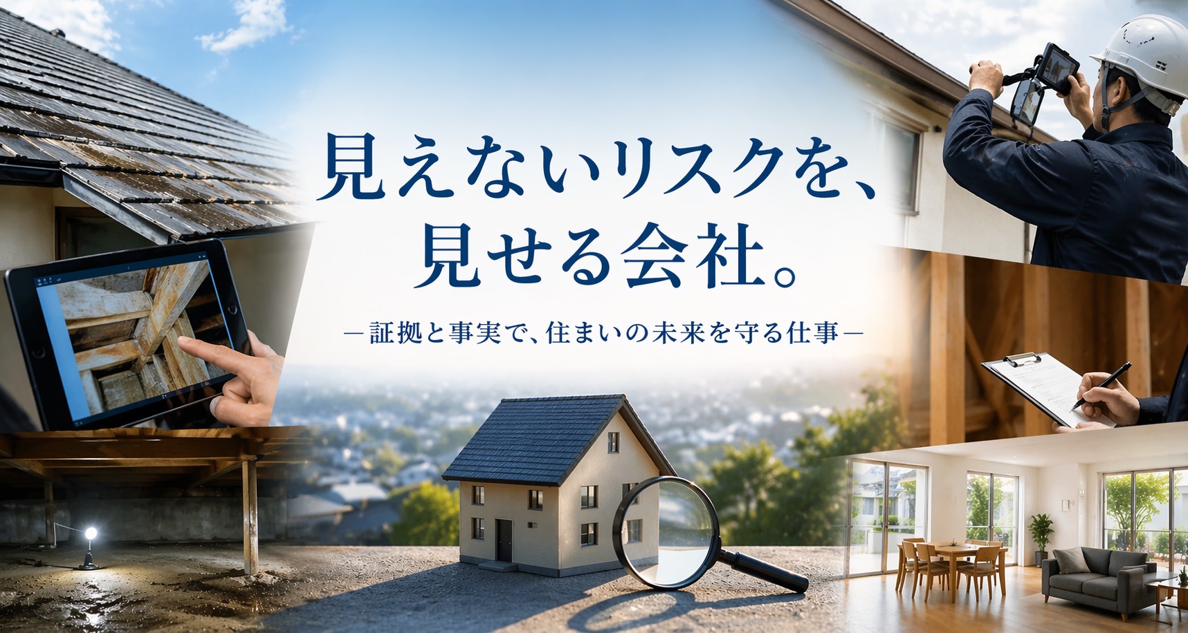 丸商株式会社とはー見えないリスクを、見せる会社。証拠と事実で、住まいの未来を守る仕事 ―