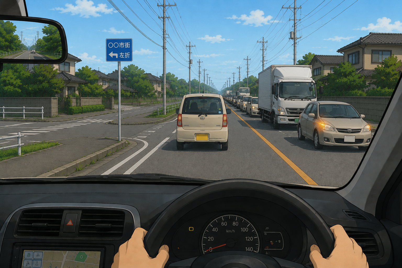 渋滞する対向車線を見て、あなたならどうする？——私の思考の癖
