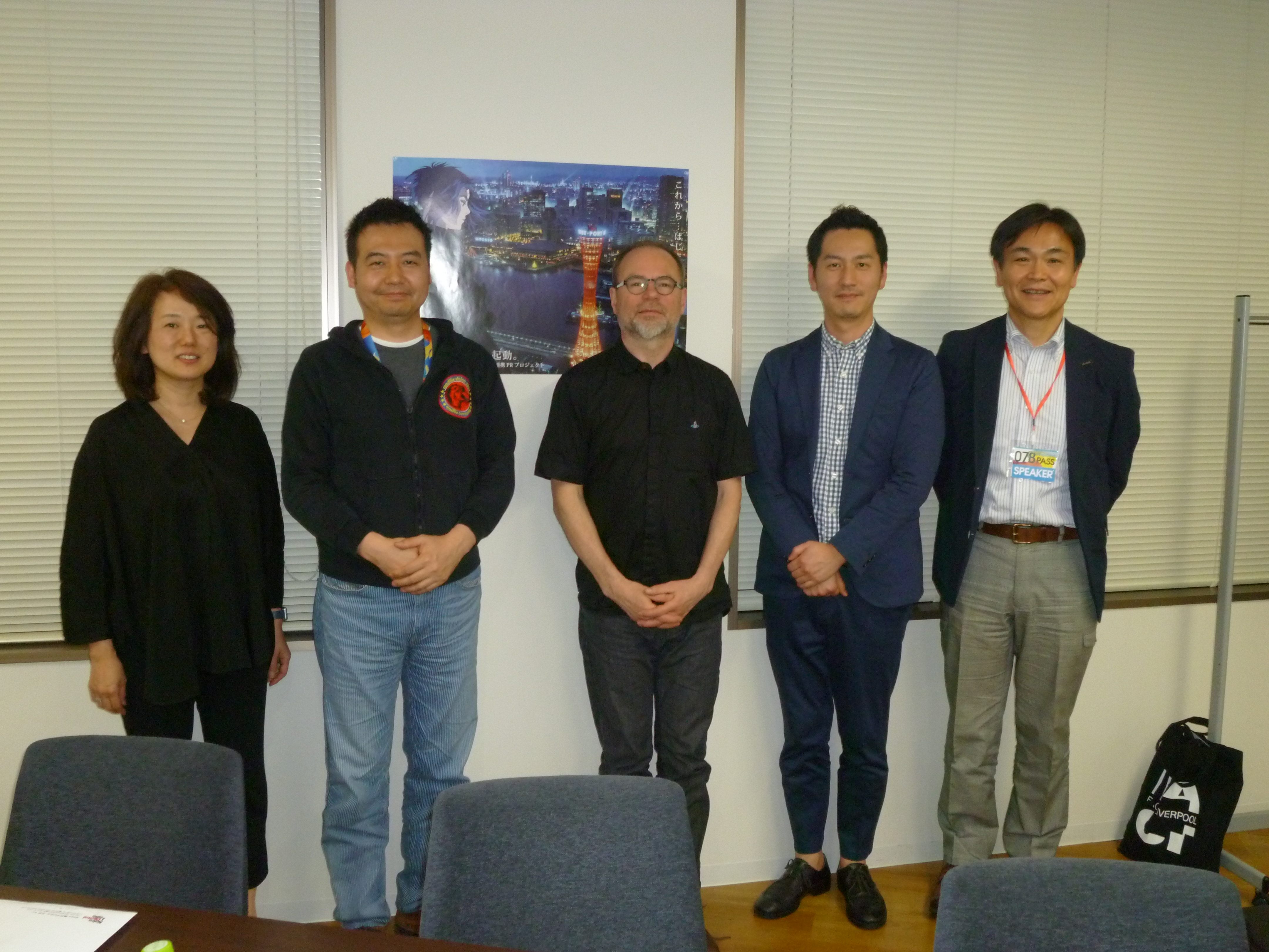 科学・技術とアートの融合を！マイク・スタッブス氏が来訪されました