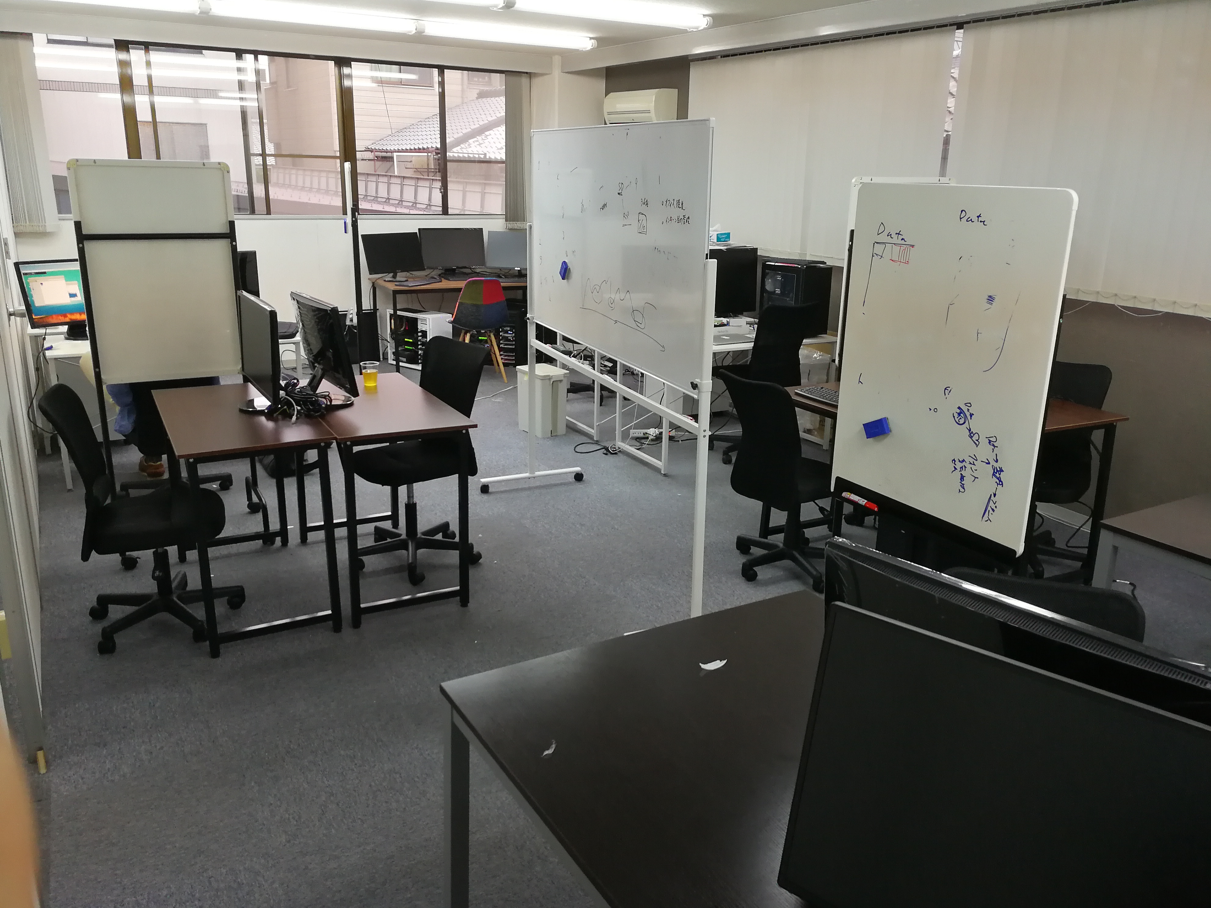 仕事エリア〜！