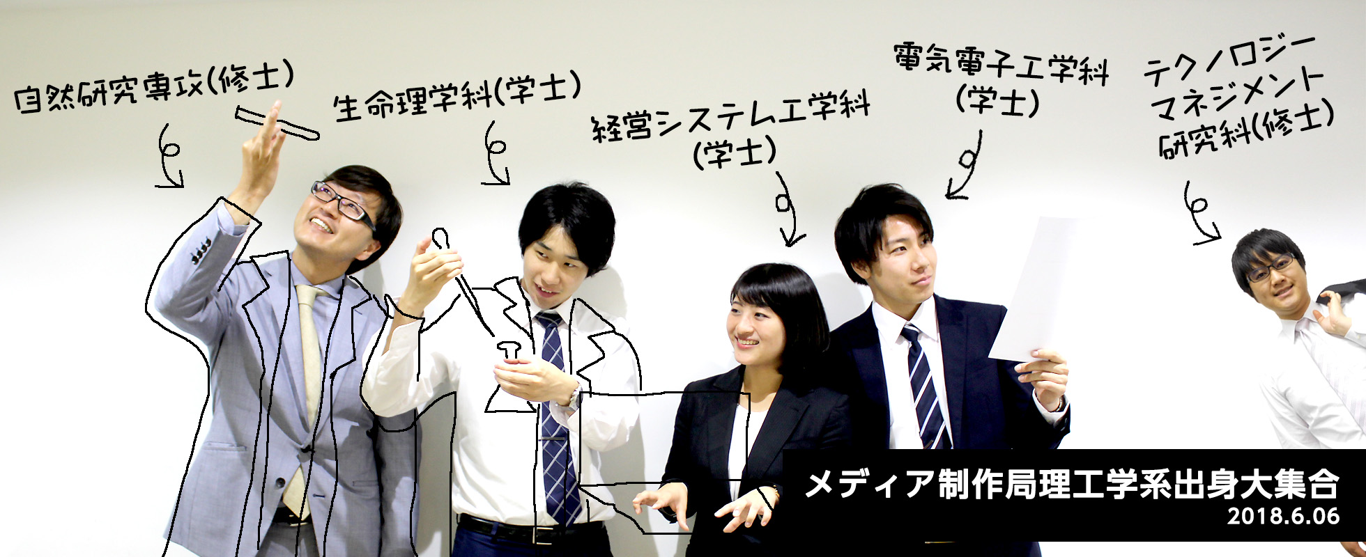 ド理系なのになぜ広告制作マンへ？理工学系出身社員を集めてみた【なぜ集シリーズ2】