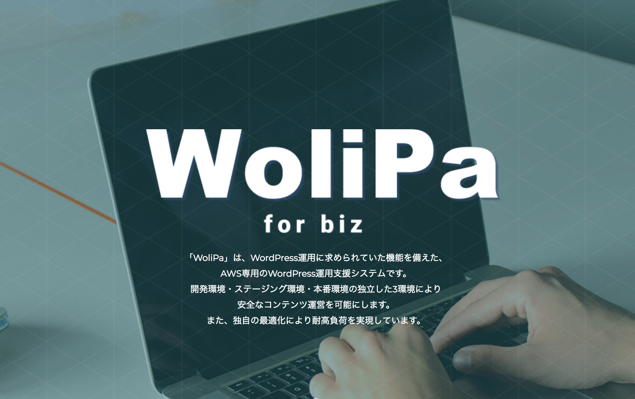 インフラエンジニアが開発した、『WoliPa for biz』を紹介します。