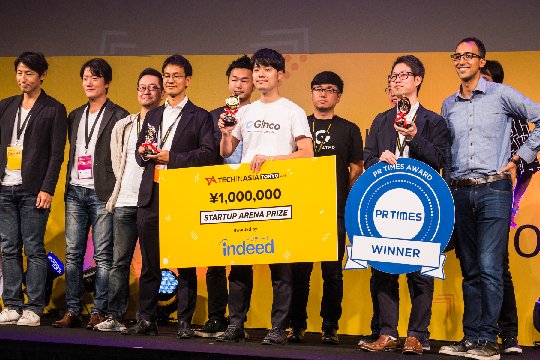 GincoがTech in Asia Tokyo 2018のピッチバトルで優勝しました！