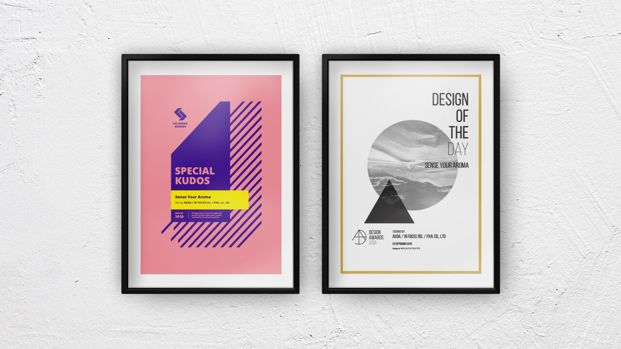 Website Awards – SENSE YOUR AROMA