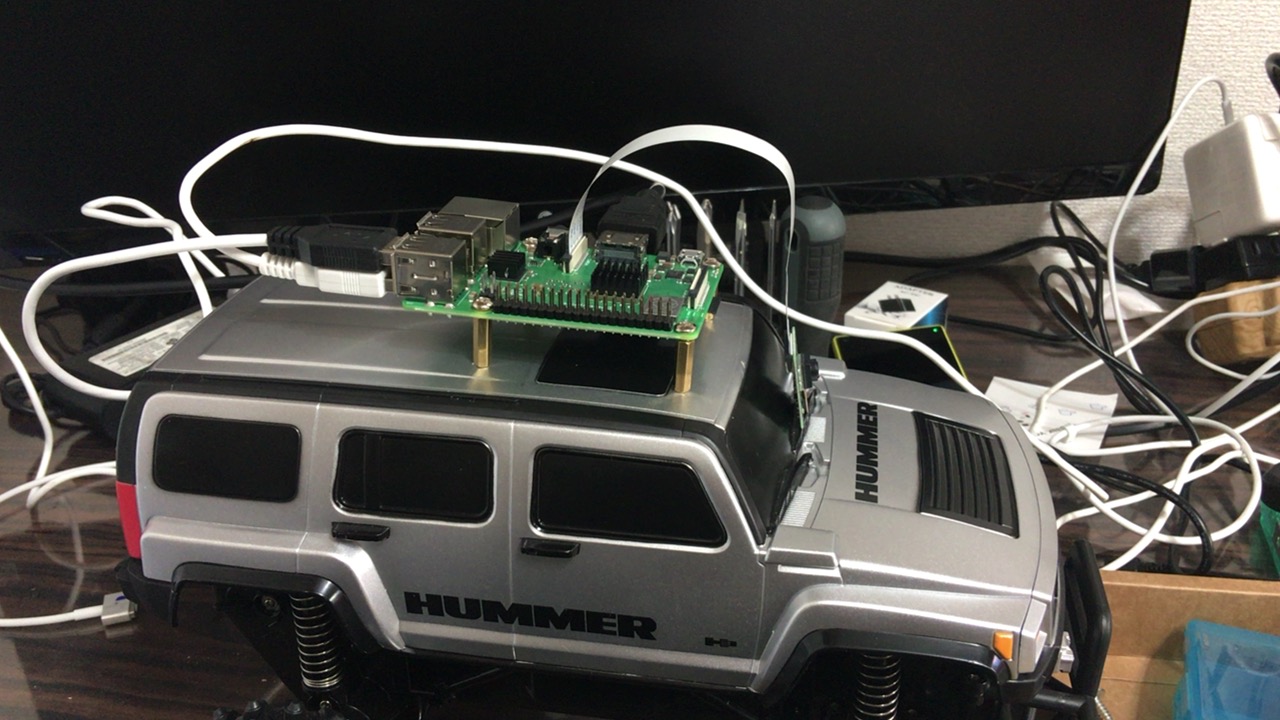 Raspberry pi 3 + Cameraその3