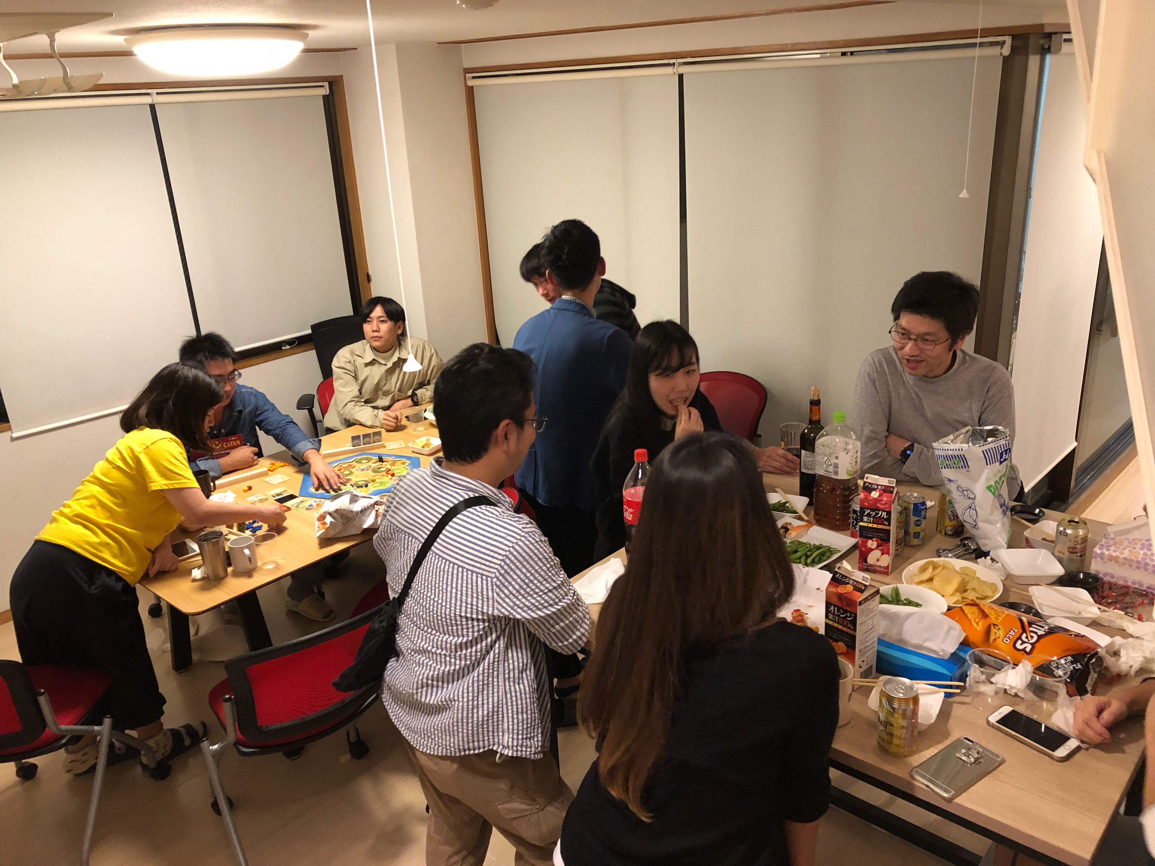 隔月で開催している社内パーティ