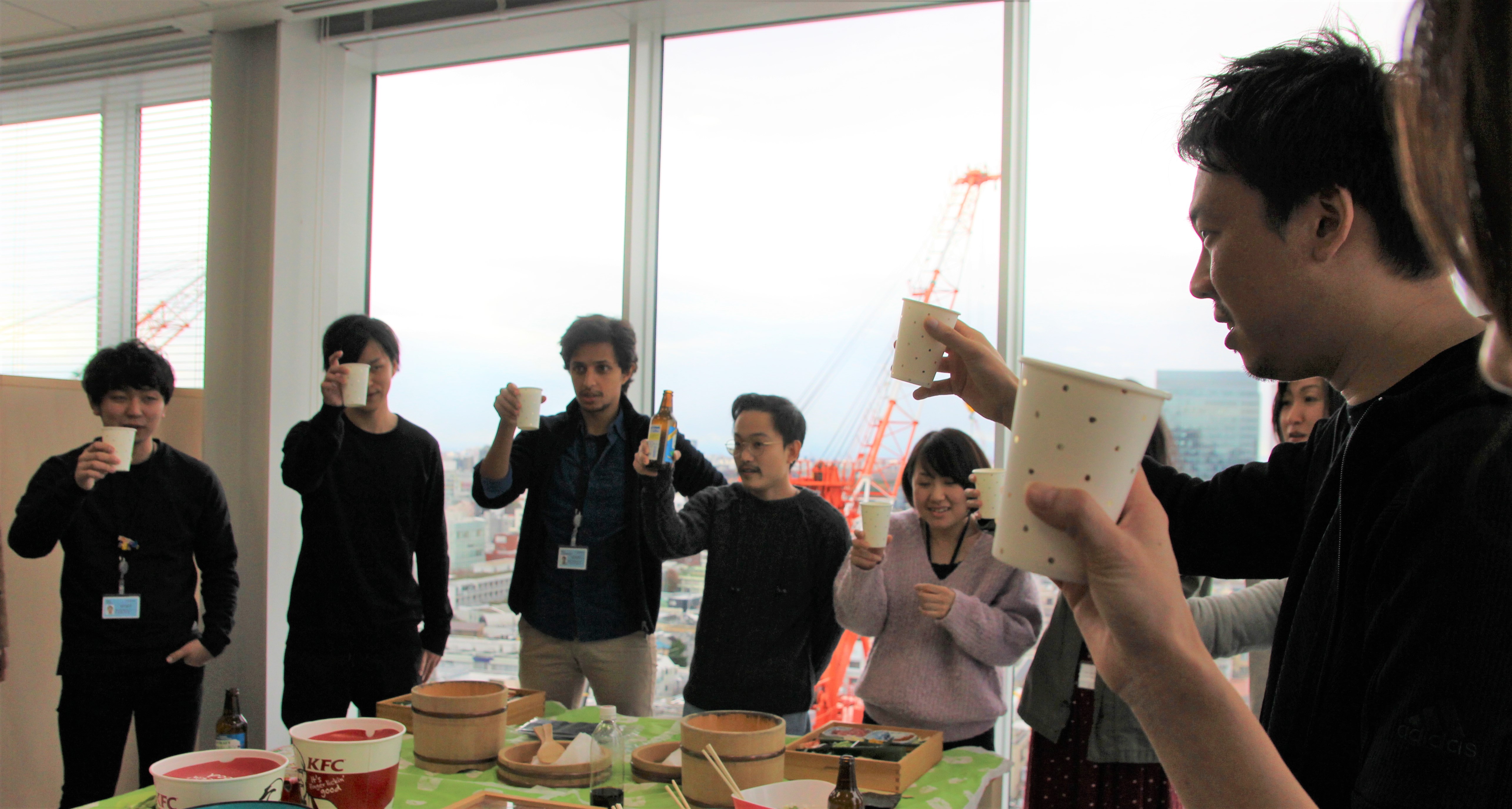 【社内の様子】ランチ忘年会