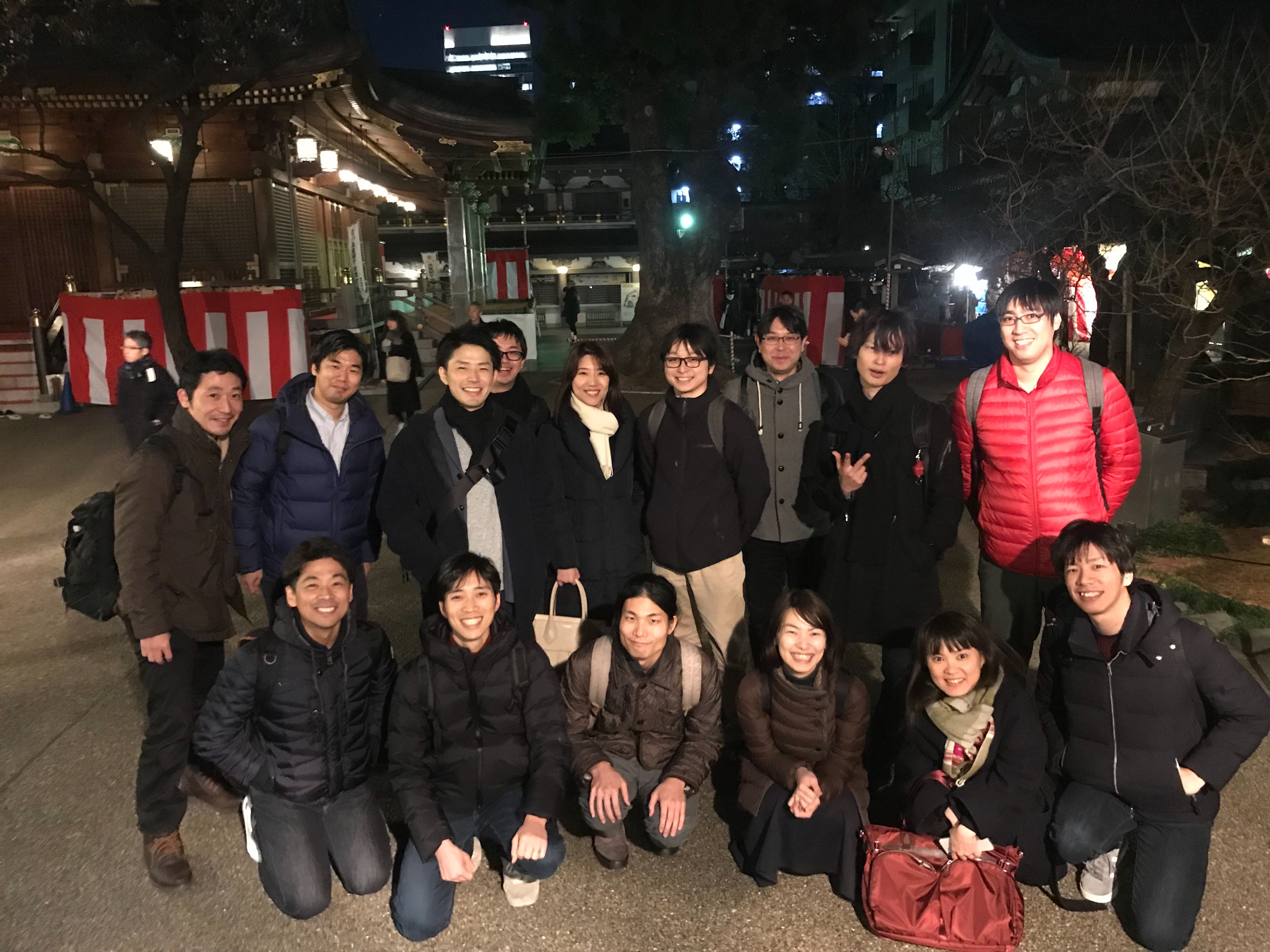湯島天神に初詣に行ってきました！