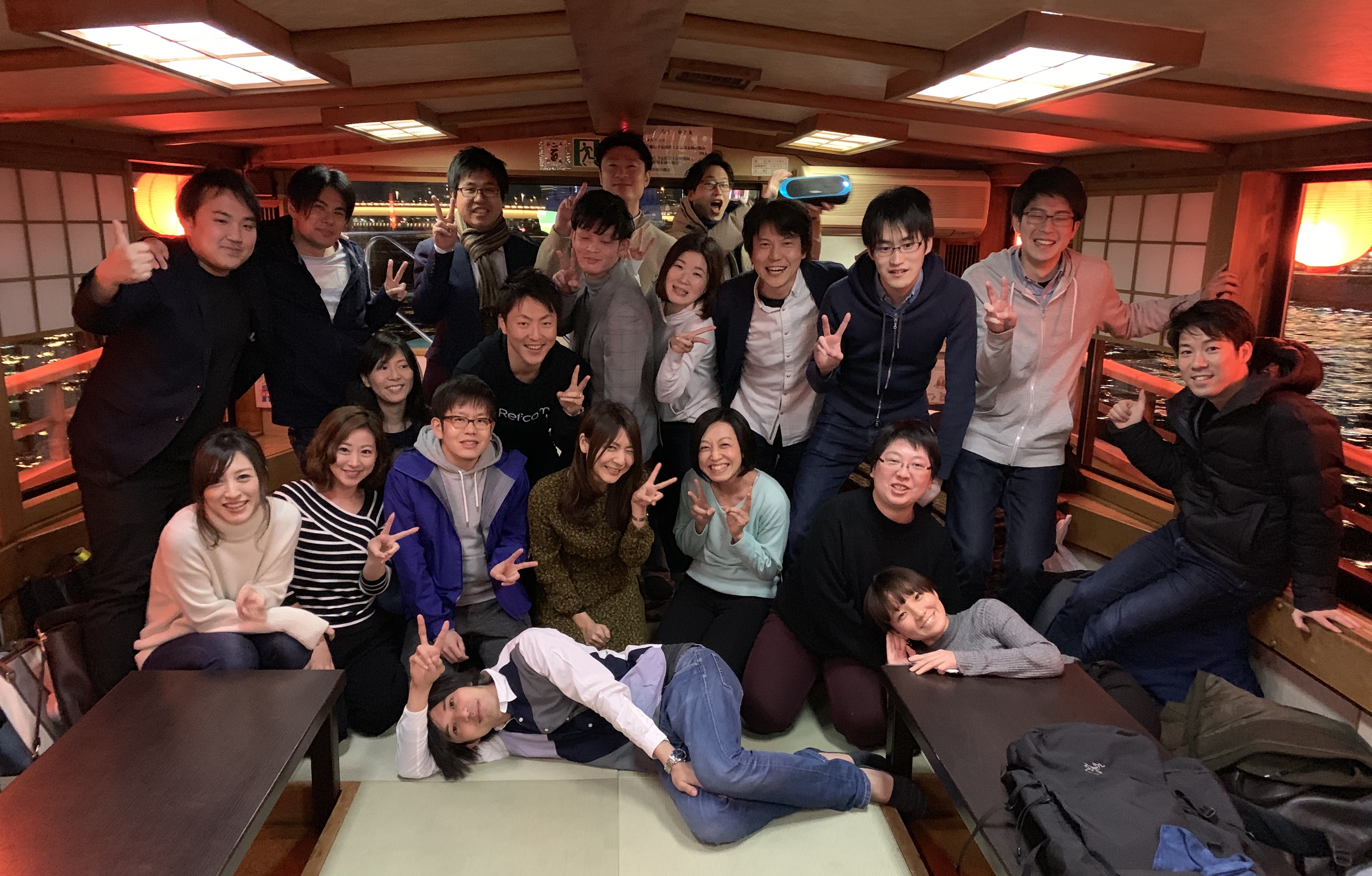 ＜リレーブログ第22弾＞１Q全部署達成記念！！屋形船に全社員で行ってみた