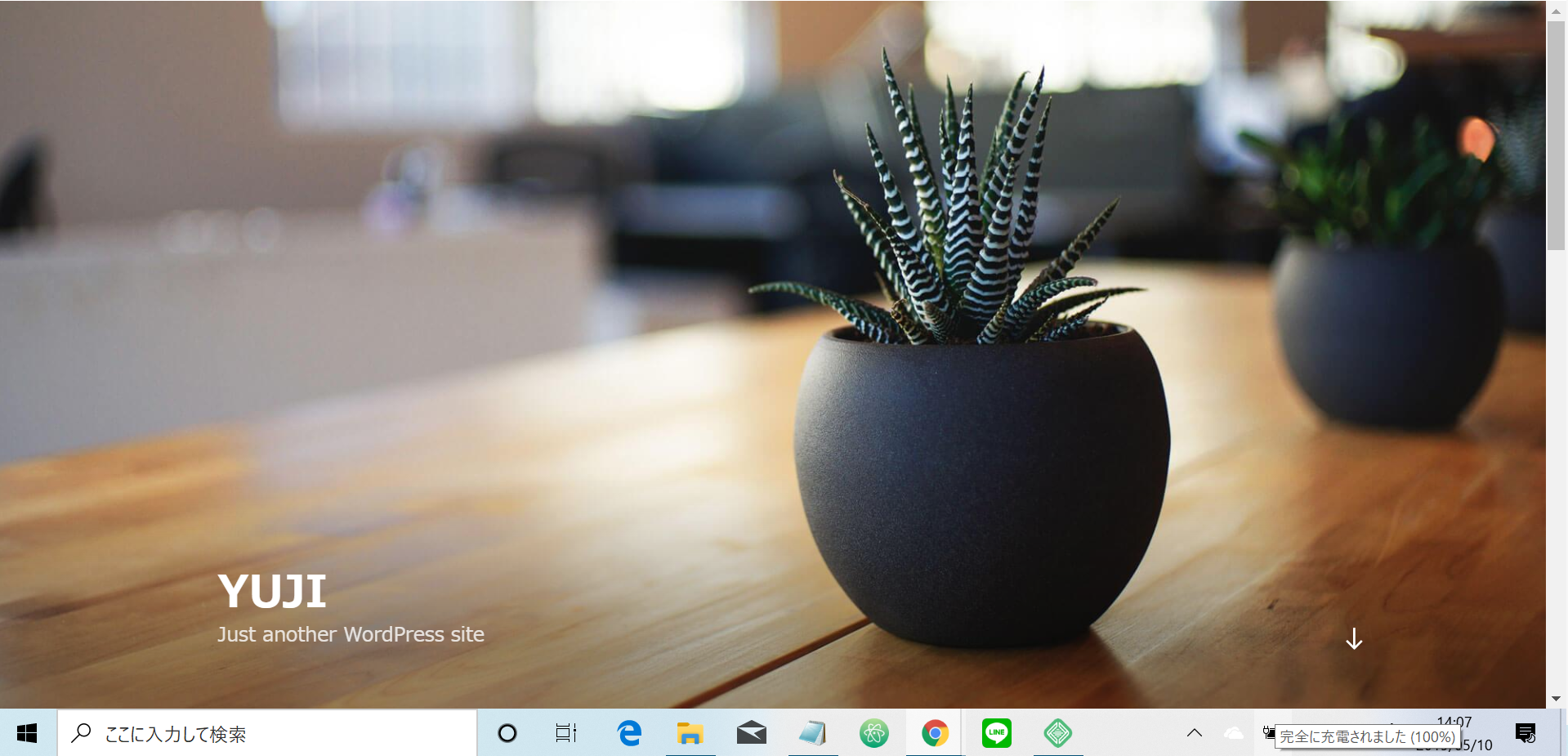ローカル環境にてワードプレスの実装