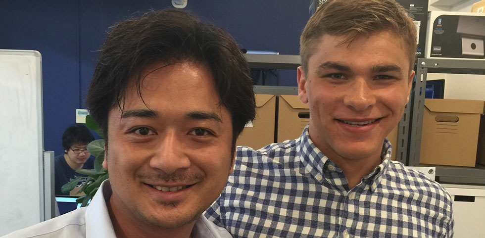 Oneteamにカナダからのインターンがジョインしました！