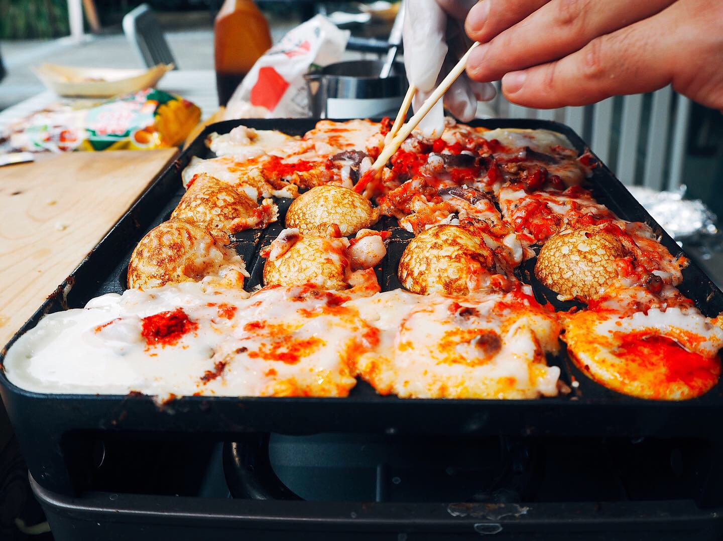 本格たこ焼きと笑顔で囲むコミュニティーランチを行いました！
