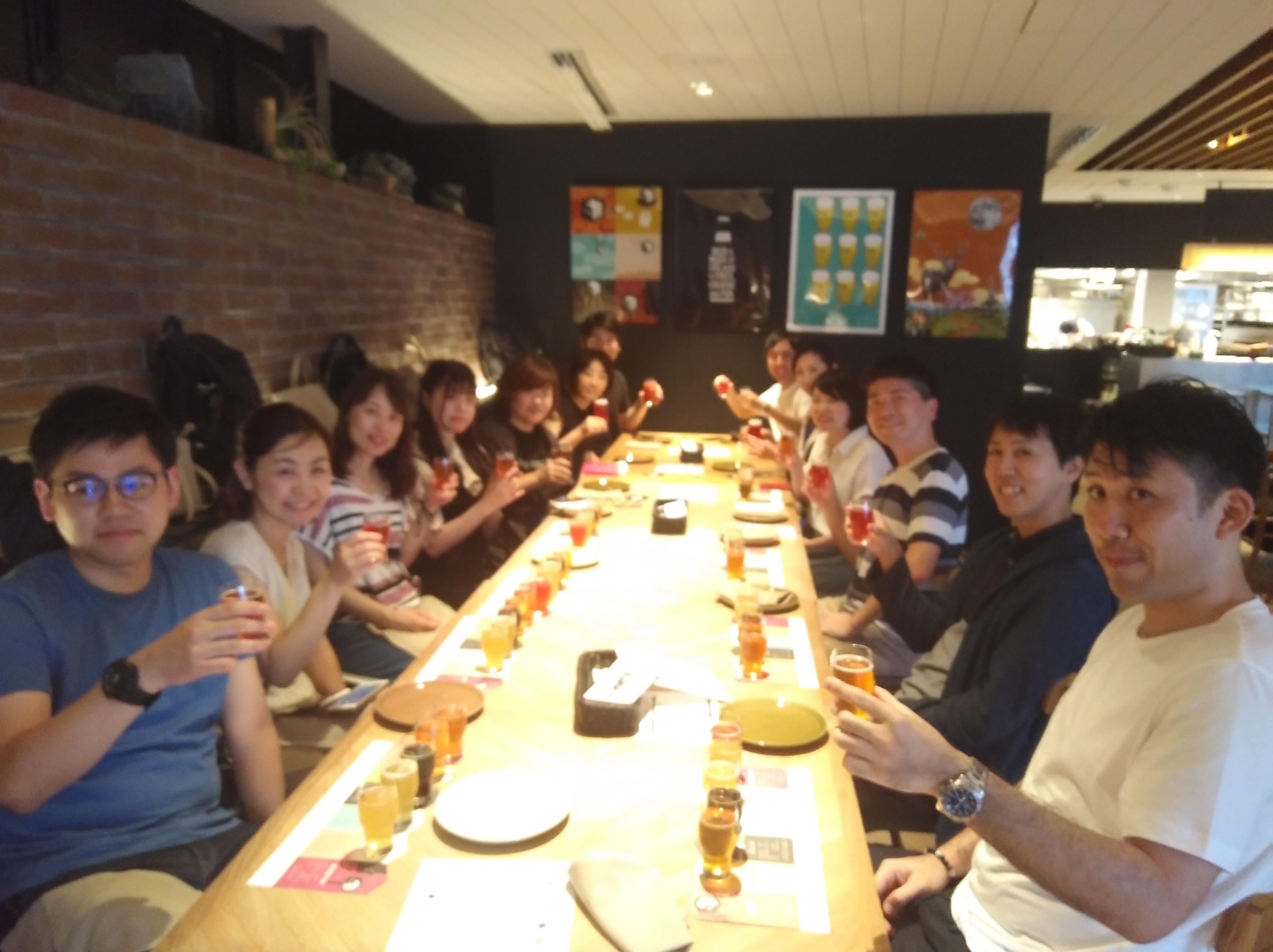 ブルワリーで暑気払い🍺