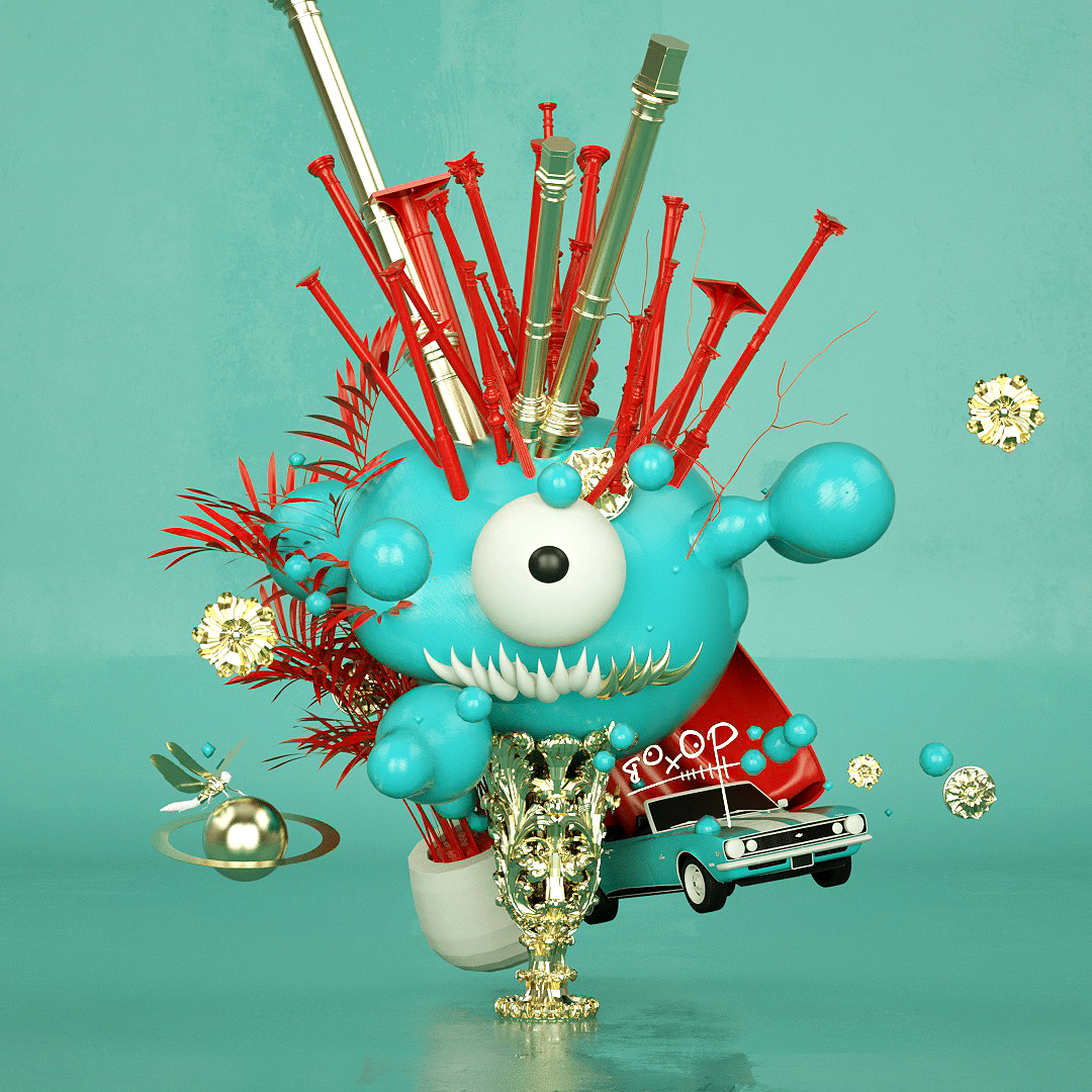 趣味の3Dグラフィクスデザイン