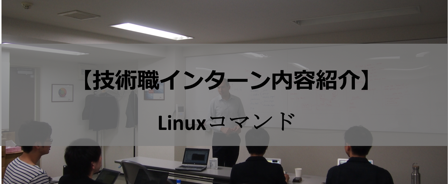 【技術職インターン内容紹介】Linuxコマンド