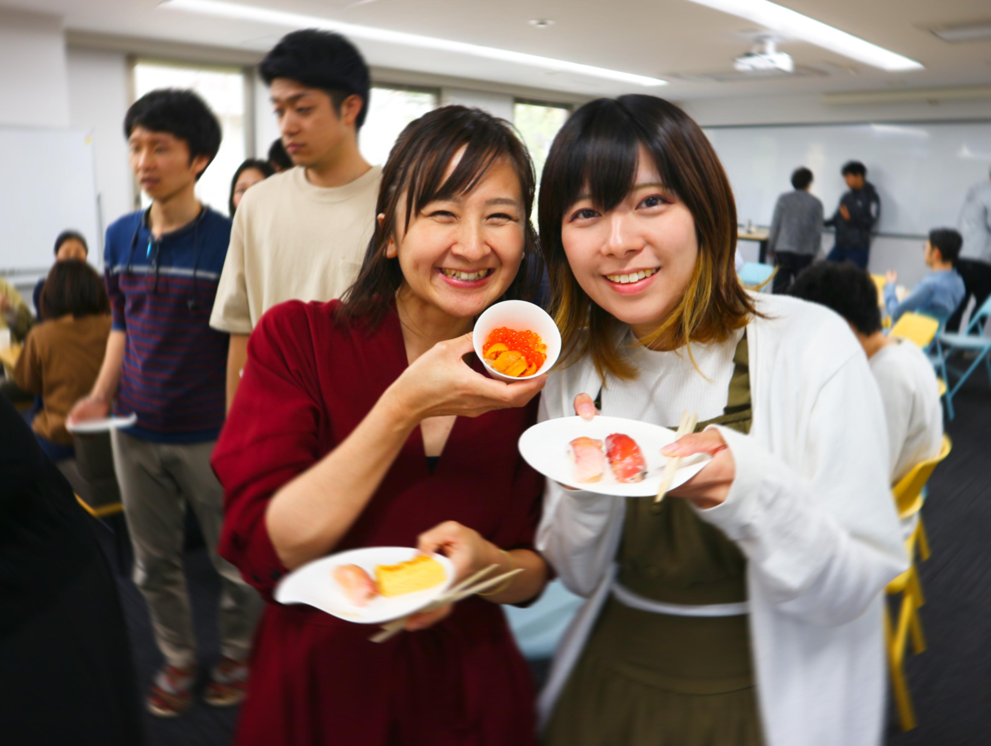 【移転祝いランチ】オフィスで寿司職人さんが握る高級寿司を食す！