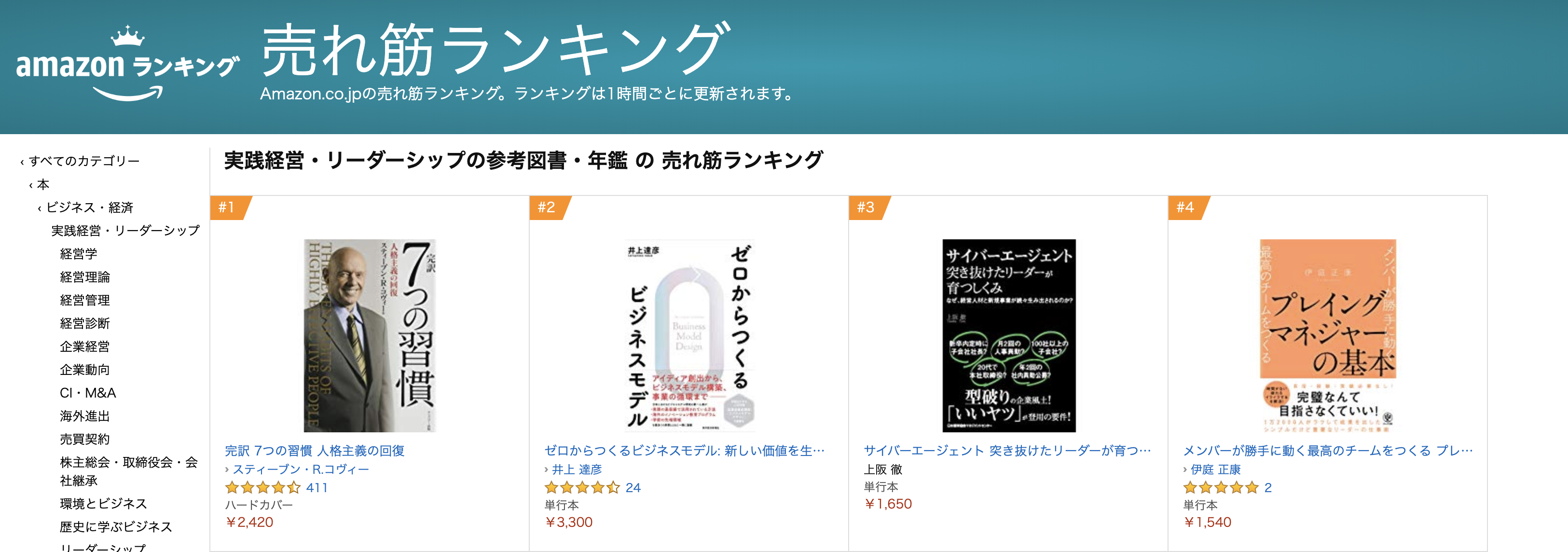 Amazonビジネス書ランキングで１位！！