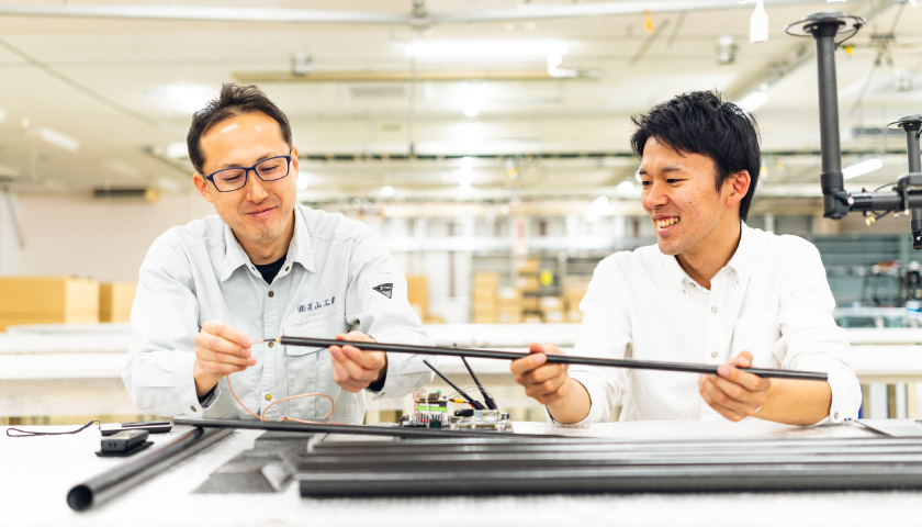 世界の現場で使って頂きたい！福島の企業と弊社が目指す「テラライダーの軽量化」への思いとは？
