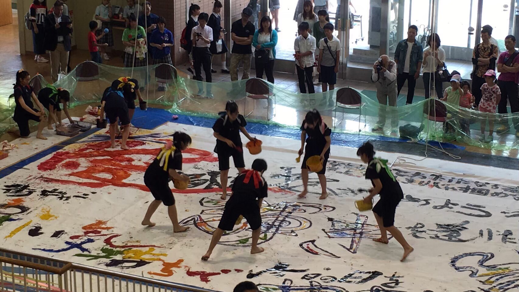 書道に没頭した高校時代