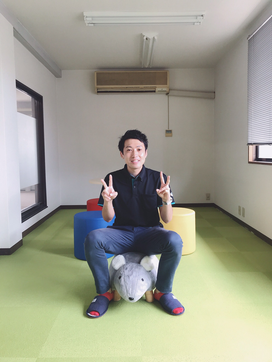 おおいたオフィス社員第一号、高木君です。