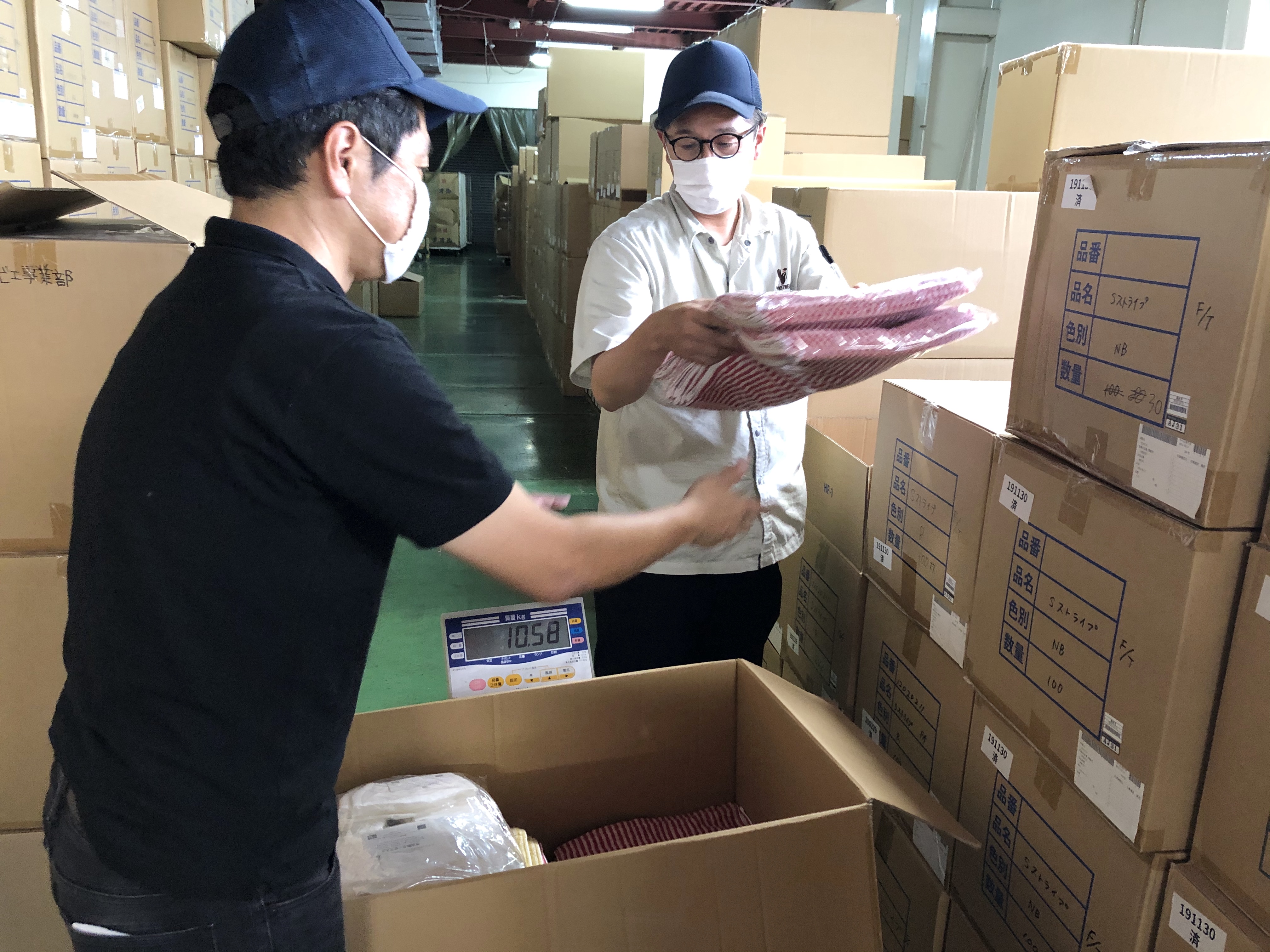 九州地方豪雨災害へのタオル・マスク物資供給の支援を開始