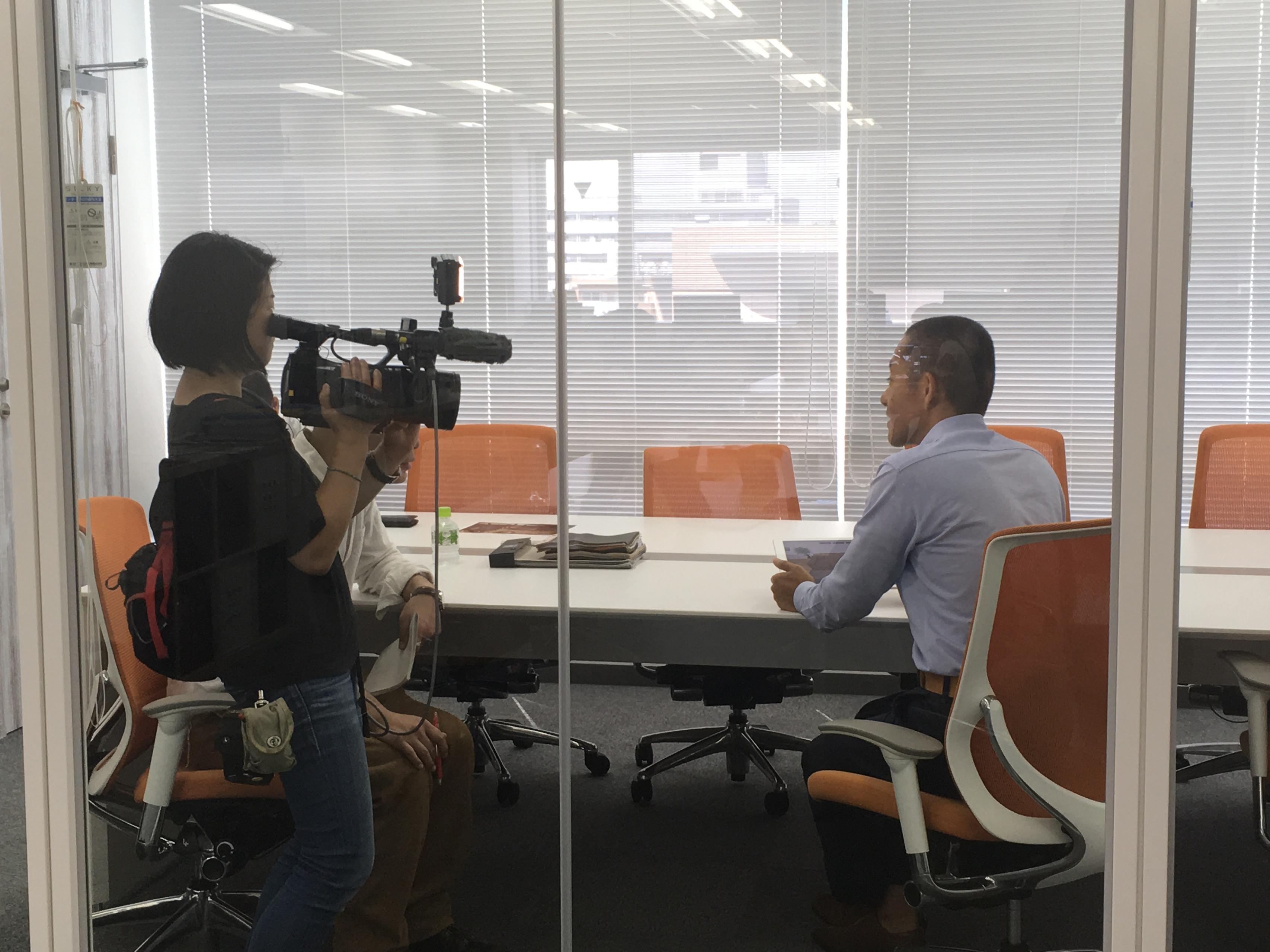 テレビ東京さんの取材がありました！