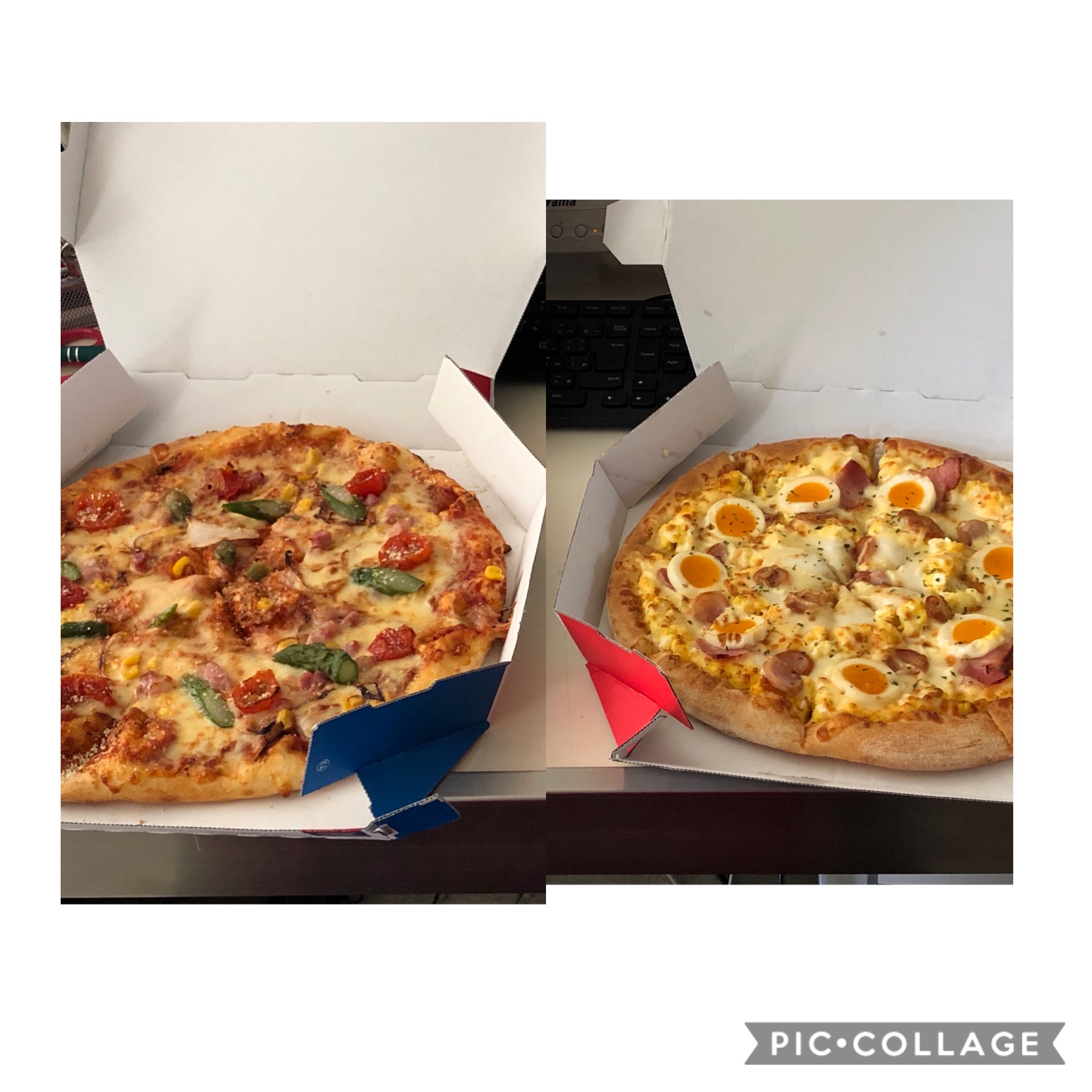 他の学生インターンと！🍕