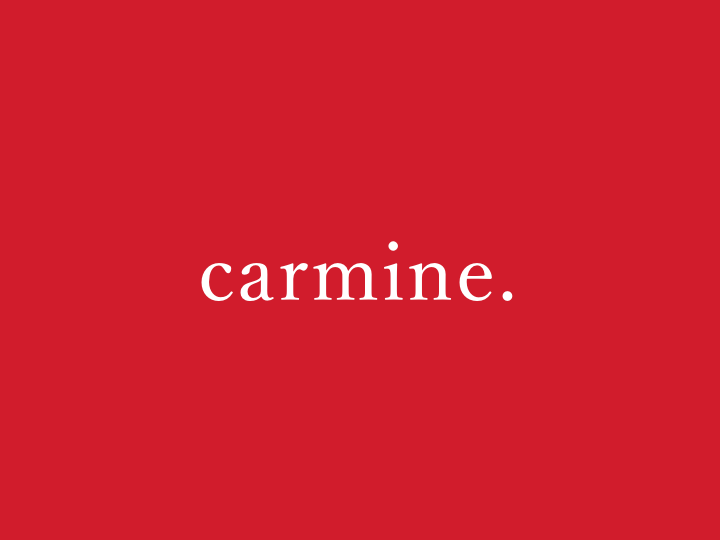 carmine.の由来