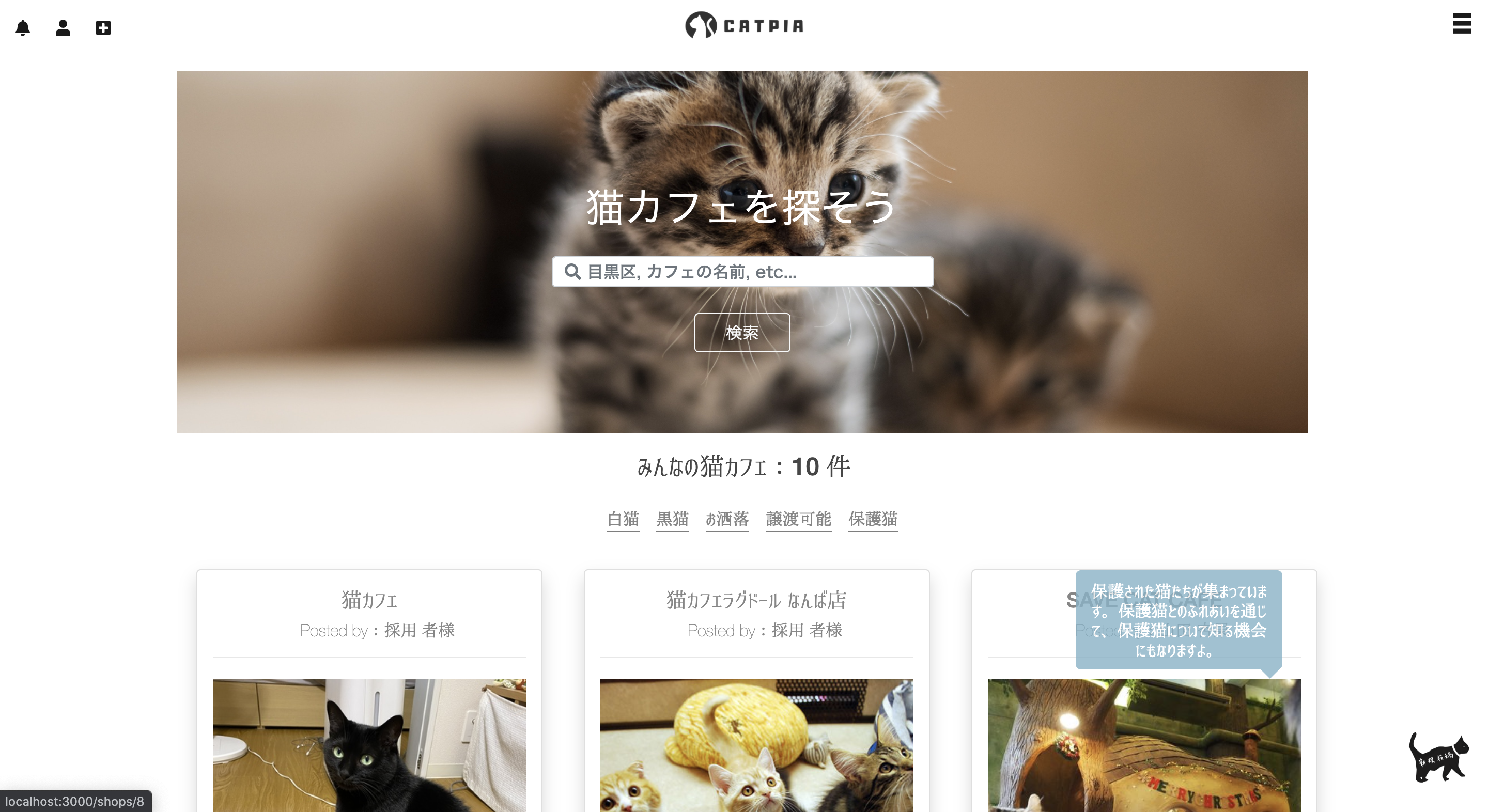 保護猫たちへの想いを「CATPIA」に込めて。