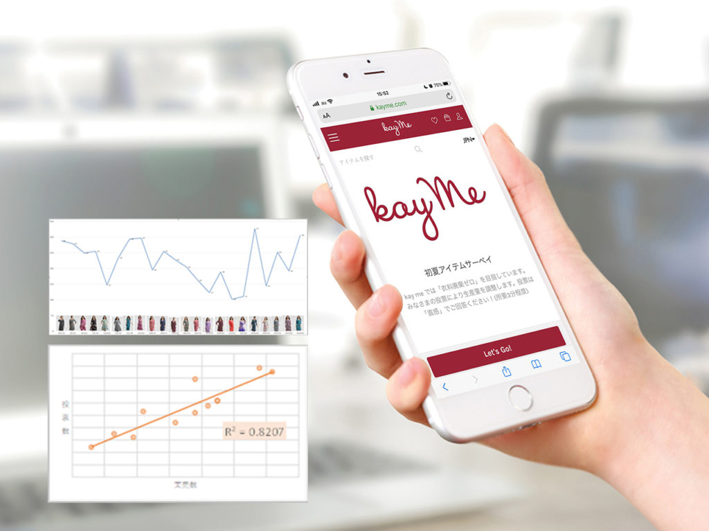 衣料廃棄ゼロを実現！オンラインサーベイ