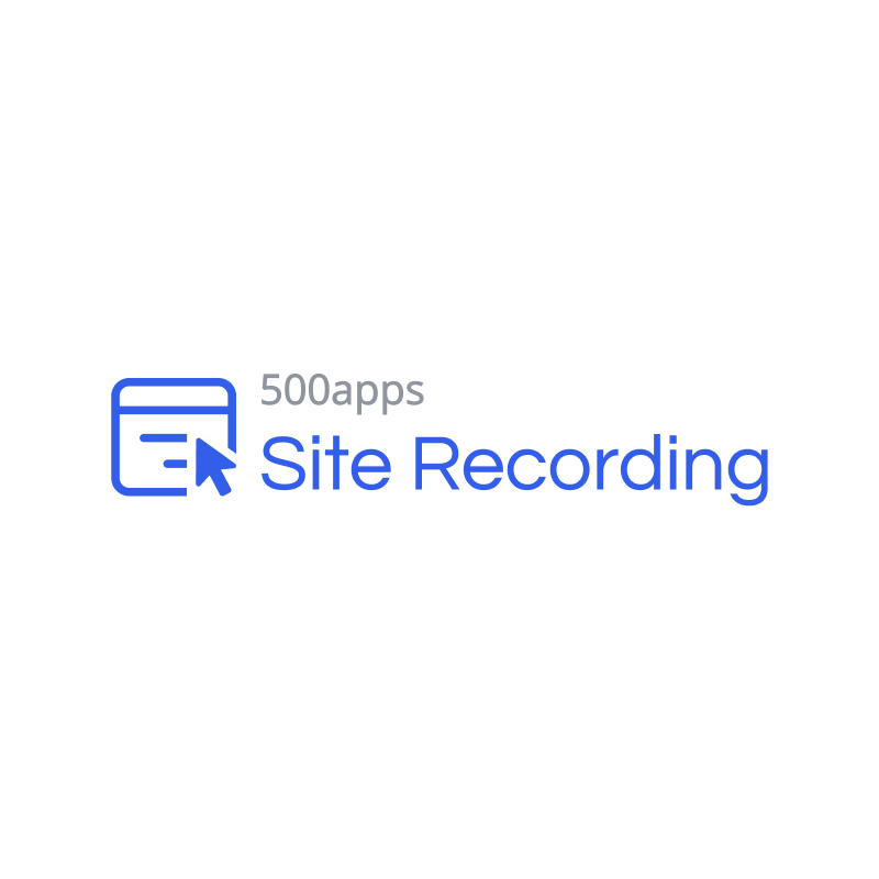 Visitor Tracking & Behavior Analytics Software | Site Recording by 500apps