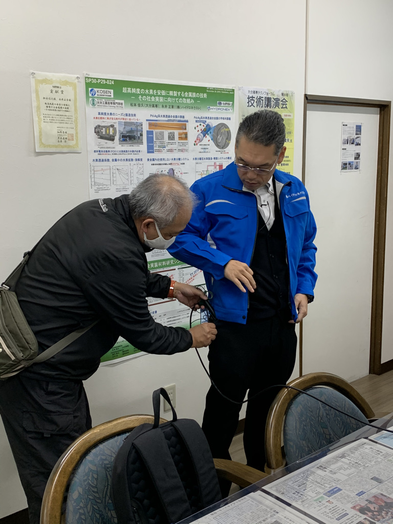 展示会用インタビュー