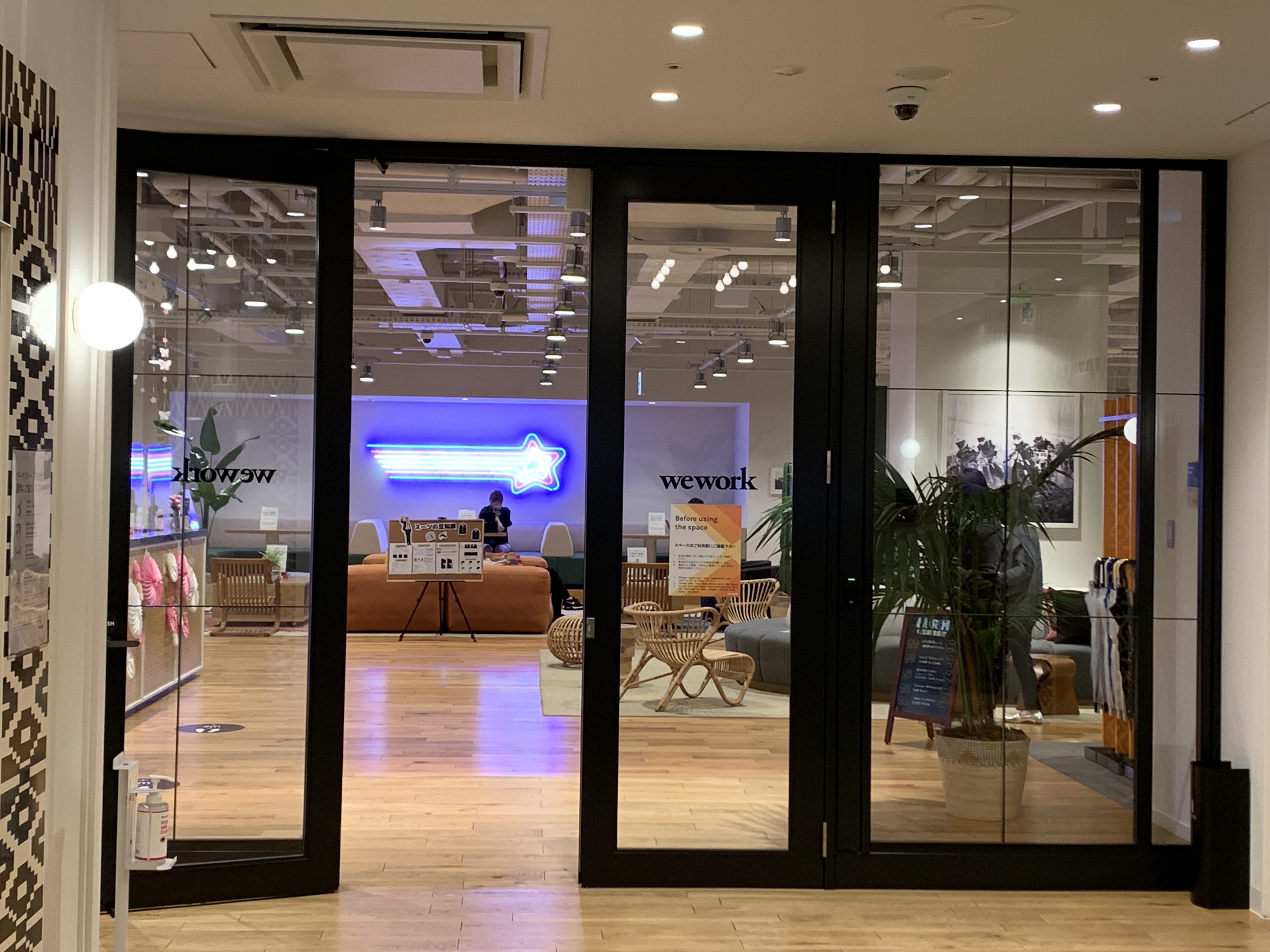 福岡出張でもWeWork