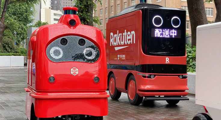 ついに自動配送ロボットが日本でも！！