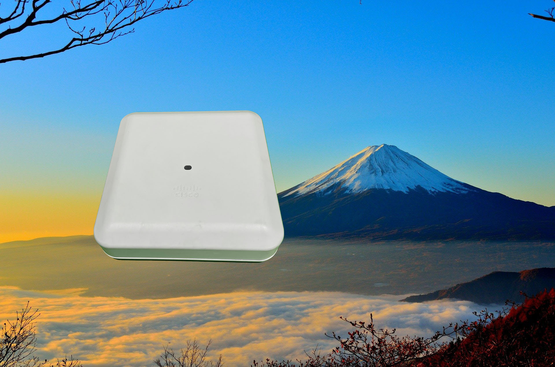 東京の、窓から見るAIR-AP2802I-Q-K9は、くるしい。冬には、は